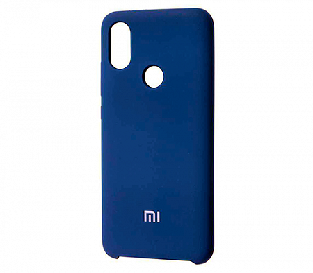 Накладка Silicone Case для Redmi Note 6 Pro (Синий)