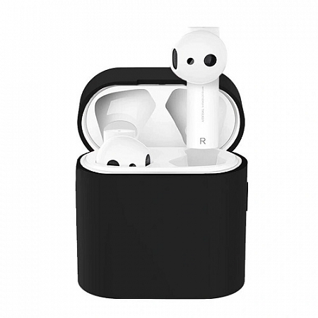 Силиконовый чехол Vespa для Redmi AirDots Pro 2/2S (Черный)