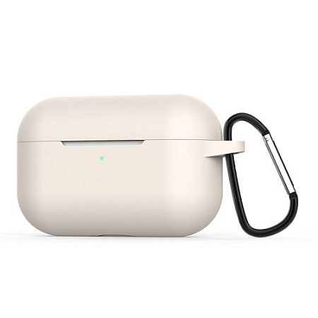 Силиконовый чехол для AirPods Pro (Белый)