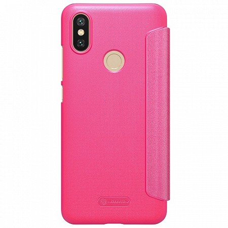 Книжка Nillkin Sparkle Leather Case Redmi Note 7/Note 7 Pro Pink
