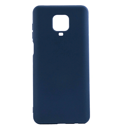 Накладка Silicone Case для Redmi Note 9 (Темно-синий)