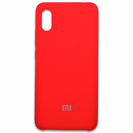 Накладка Silicone Case для Redmi 9А (Красный)