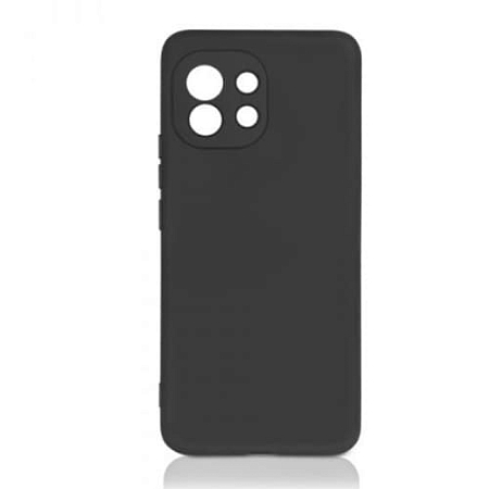 Накладка Silicon Microfiber DF для Mi 11 Черная