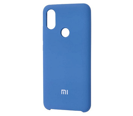 Накладка Silicone Case для Redmi Note 7 (Голубая)