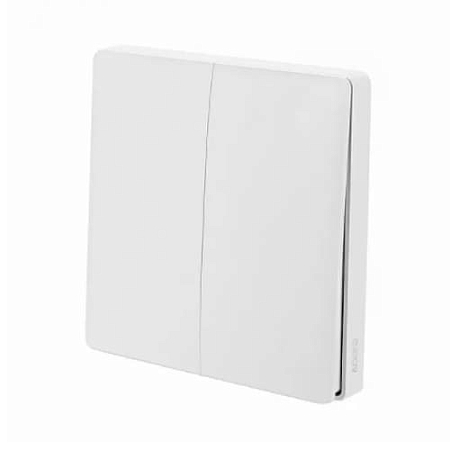 Дополнительный двойной выключатель света Aqara Smart Light Control, белый