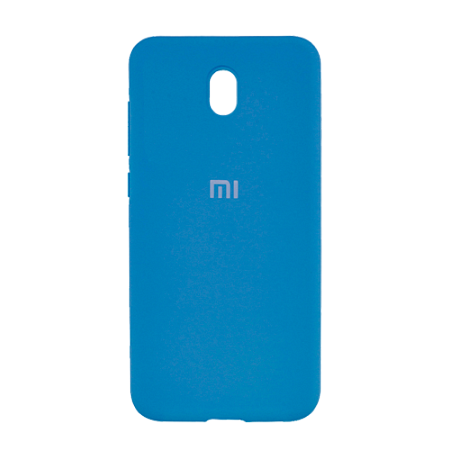 Накладка Silicone Case для Redmi 8A (Светло-синий)