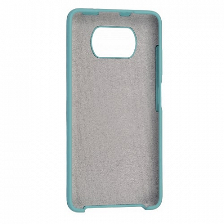Накладка Silicone Case для Poco X3/X3 Pro (Бирюзовый)